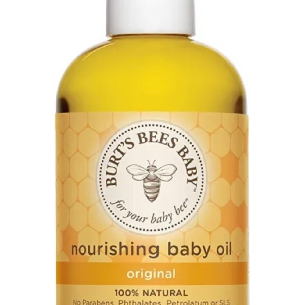 Burt's Bees Baby Nourishing Baby Oil, 100% Natural Baby Skin Care - 4oz